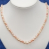 Coral and Pearl Graduated Bead Necklace