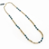 14KY Opal and Neon Apatite Bead Necklace