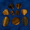 9pc Tiger's-Eye Quartz Cab Set G1218143P