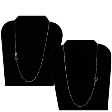 Show details for 1mm 14k Rolo Chain with Spring Ring 1mm 14k Rolo Chain with Spring Ring