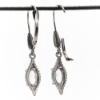 14KW Diamond Aquamarine Earrings J1275366P