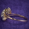 Round Diamond Cluster Ring  0.28 Total Carat Weight Solid 10k Yellow Gold Ring Size 6 J1271550P