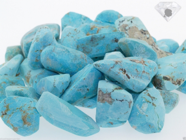 Buy Blue Arizona Turquoise Parcel 43 pcs. 370 Grams  gem cutting rough material