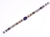 Multi-Gemstone Sterling Silver Handmade Bali Bracelet