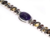 Multi-Gemstone Sterling Silver Handmade Bali Bracelet