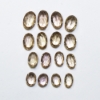 16pc. Mixed Oval Faceted Imperial Topaz Gemstone 10.15 ctw Lot