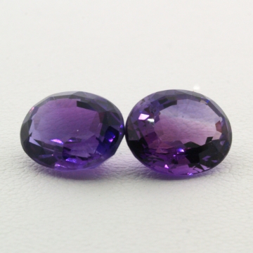 Show details for Amethyst Dark Rich 7.14 ctw 11x9mm Oval Gemstones African Amethyst 7.14 ctw 11x9mm Oval Gemstones