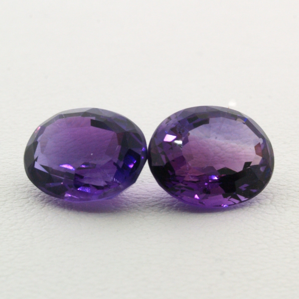 African Amethyst 7.14 ctw 11x9mm Oval Gemstones