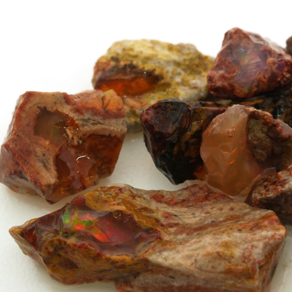 Fire Opal Mexican Queretaro Matrix 23 pc Parcel