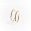 2.2grams 10k Gold, 0.25 ctw Diamond Huggie Hoops