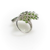SS Chrome Diopside By-Pass Ring J1253048P
