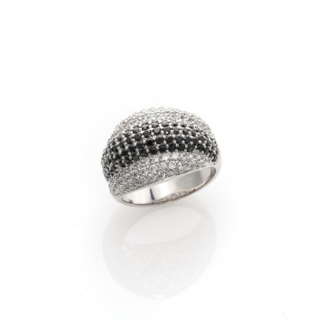 Show details for SS Ink Blue CZ Band Ring  J1296737P SS Ink Blue CZ Band Ring J1296737P
