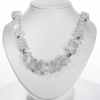SS Graduated Herkimer Diamond Necklace 20in J1169456P 