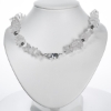 SS Graduated Herkimer Diamond Necklace 20in J1169456P 