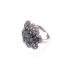 Custome Design Cats-Eye Alexandrite Cluster Ring