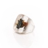 Unique Rutile Formation Acrylic Ring Size 9 North South