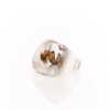 One of a Kind Rutile Crystal Acrylic Ring Size 9 US