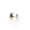 One of a Kind Rutile Crystal Acrylic Ring Size 9-3/4 US