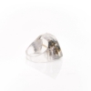 One of a Kind Rutile Crystal Acrylic Ring Size 9-3/4 US