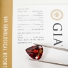 GIA Report Red Pyrope Garnet Faceted Pair Shape 10.99cts G1358354P