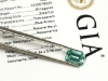 Natural Blue Green Aquamarine Emerald Cut Gemstone GIA Report