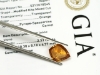 Natural Spessartite Garnet Kite Shape Gemstone GIA Report