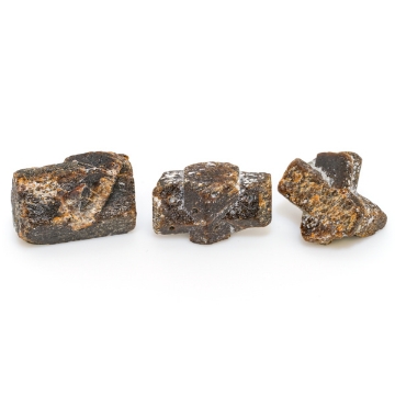 Show details for Staurolite Cross Twin Crystals 3 Piece Staurolite Greek Cross Cruciform Twin Crystals