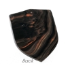 Natural Mahogany Obsidian Glass Butte Shield Cabochon