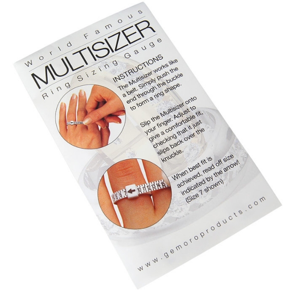 World Famous Multisizer Finger Sizing Gauge