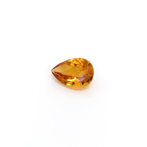 Natural Quartz - Citrine Pear Shape Gemstone 1.64 carats