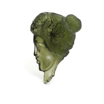 Show details for Natural Moldavite Figurine Fine Carving Natural Moldavite Figurine Carving G1394764P