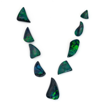 Show details for Black Opal Lightning Ridge 9pc Designers Gemstone Suite Miner Direct Black Opal Lightning Ridge 9pc Designers Gemstone Set