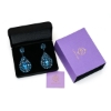 London and Swiss Blue Topaz Earrings