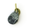 Picture of Clearance Seraphinite Crystal Metal Leaf Bail Pendant