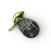 Picture of Clearance Seraphinite Crystal Metal Leaf Bail Pendant