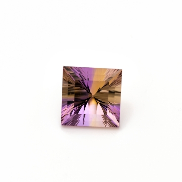Show details for Ametrine 4.45ct. Square Fantasy Gemstone Ametrine 4.45ct. Square Fantasy Cut G1404641P
