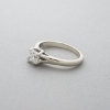Hearts On Fire 18 Karat White Gold .75 carat Diamond  Solitaire Ring Engagement Wedding