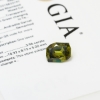 GIA Report 2215833197 3.96 carat Andradite Color Change Demantoid Rhomboid Loose Gemstone Sku G1410955P Crown 