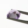 Amethyst Cushion Rose Cut 8.81ct Gemstone G1417428P Rose DeFrance Lavendar