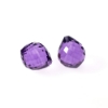 Amethyst  Briolette 49.45ctw. Gemstones G1419557P Drilled Siberian Purple Amethyst Colors