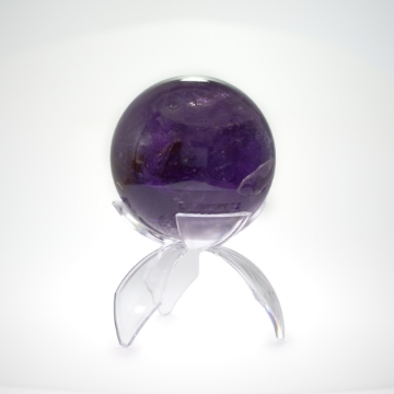 Show details for Natural Amethyst 2-3/4 Inch 2250ct. Sphere Natural Amethyst Quartz 2 3/4 inch Diameter Sphere Polished Brilliant Gemstone Crystal 2250 carats Sku# GC10106I