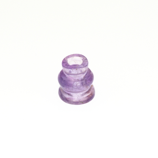 Amethyst Carved Spiral Spacer Bead G143137P