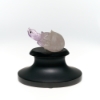 Baby Sea Turtle Amethyst Quartz Eggshell Carving on BlackStone Base Sku# ST1486889