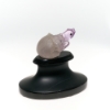 Baby Sea Turtle Amethyst Quartz Eggshell Carving on BlackStone Base Sku# ST1486889