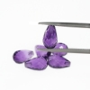 Amethyst Tear Drop Faceted Briolettes Drilled G1428657P