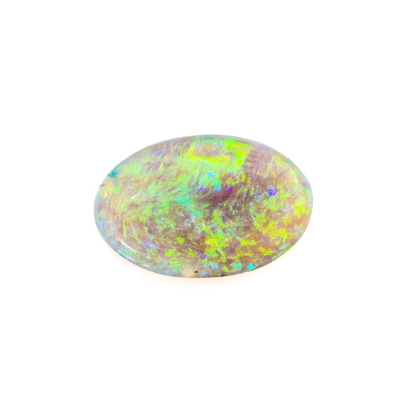 Lightning Ridge Australia Black Crystal Opal 9.78cts Oval Cabochon G1434514P