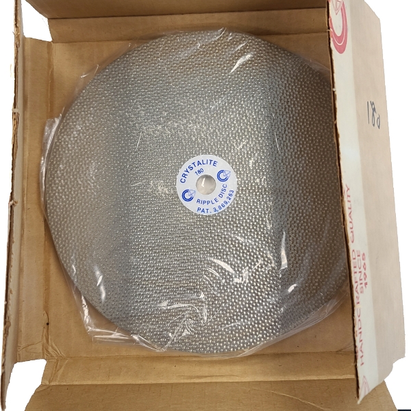 RIPPLE DISC™ 8" 180 GRIT 1/2" ARBOR MPN# C5300550