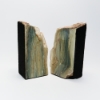 Geary Green McDermitt Oregon Petrified Wood Bookends Felt lined can be orientated in two directions.  FOR THE DESK, OFFICE, LIBRARY OR GIVE AS A GIFT!