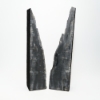 Giant Black Sequoia Oregon Petrified Wood Bookends Felt lined can be orientated in two directions.  FOR THE DESK, OFFICE, LIBRARY OR GIVE AS A GIFT!