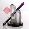 AMG Jeremy Sinkus Artisan Gemstone Glass Fluorite on Quartz back to product list